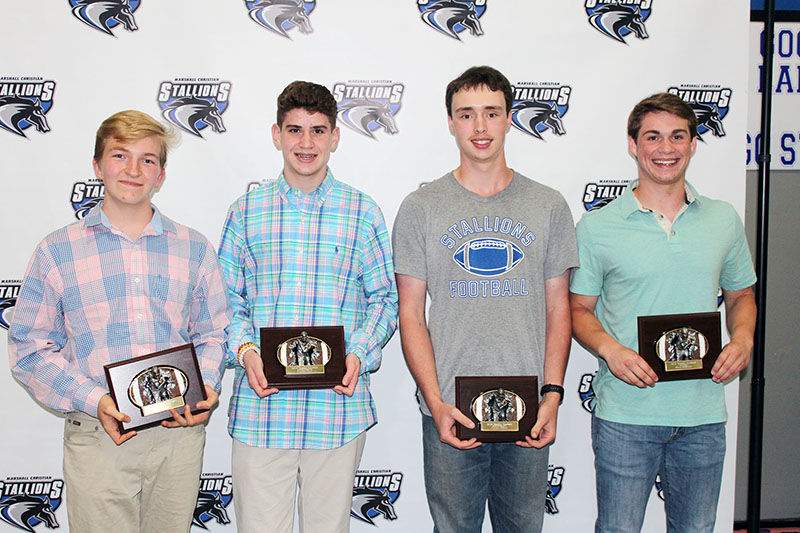Marshall Christian football awards